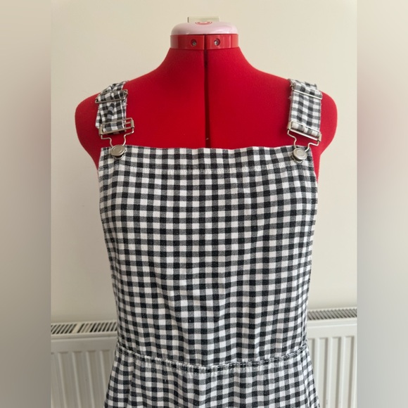 Gingham Etophe Studios Mini Overall Dress - Picture 2 of 5